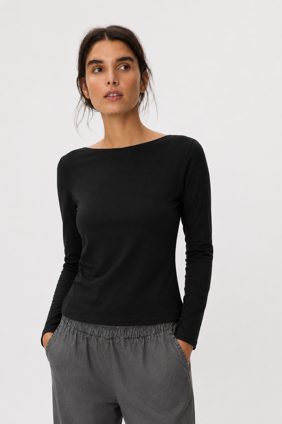 ALORA BOATNECK SLIM FIT TOP