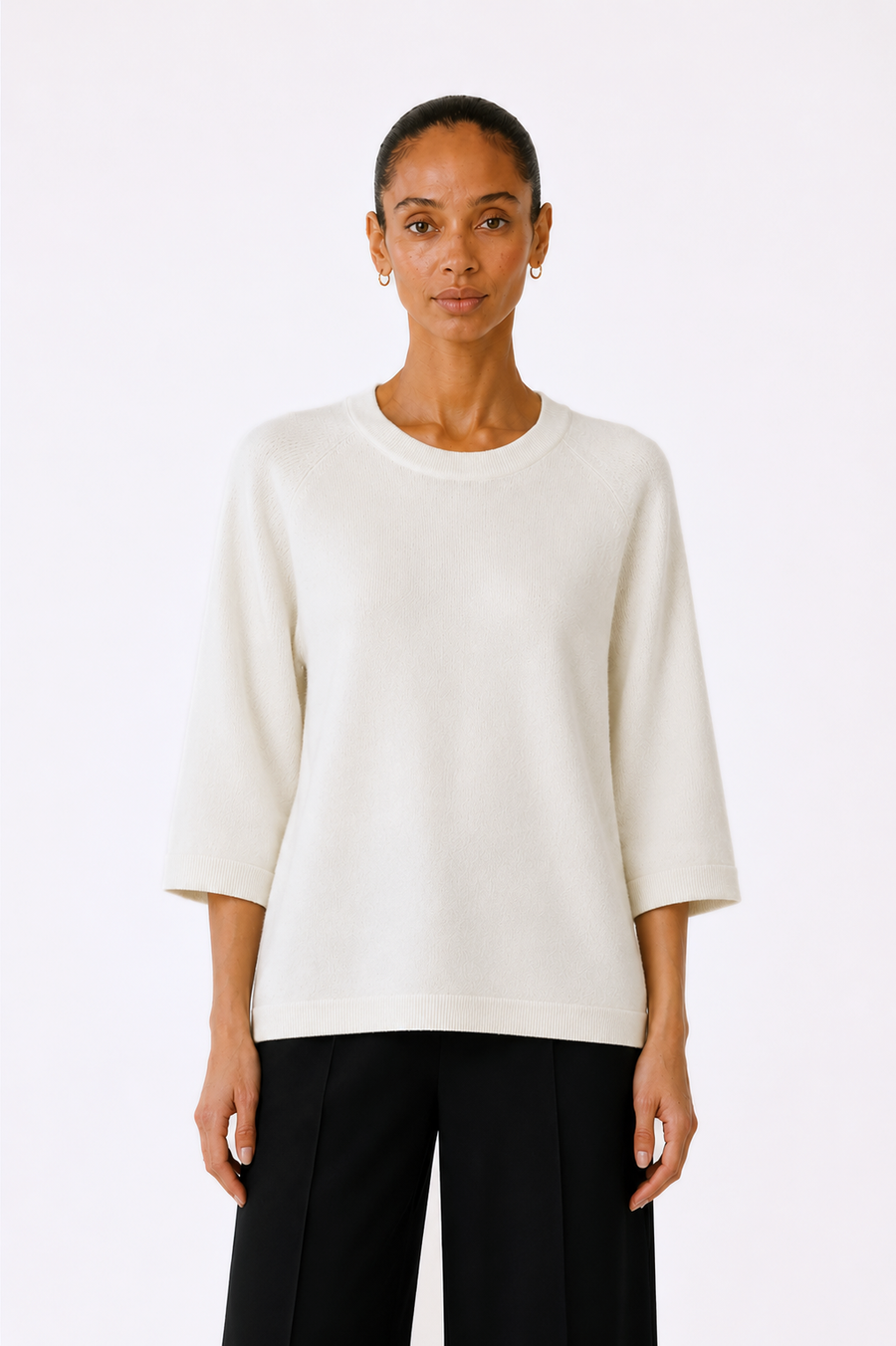 KNITTED RAGLAN TOP