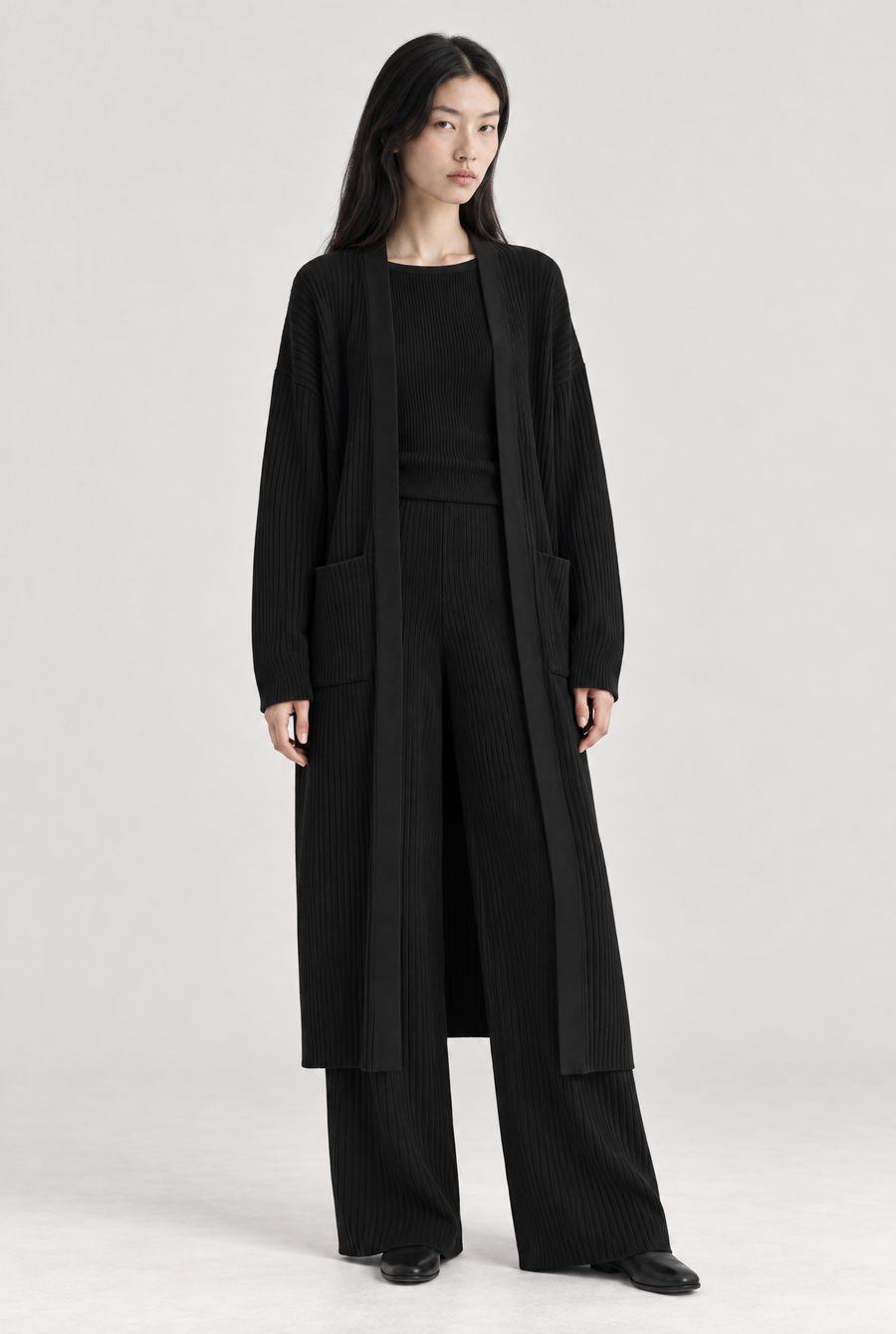 ME RIBBED CARDIGAN