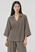 TEN BOXY LYOCELL BLOUSE