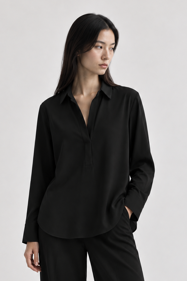 TEN LONG SLEEVE LYOCELL TUNIC