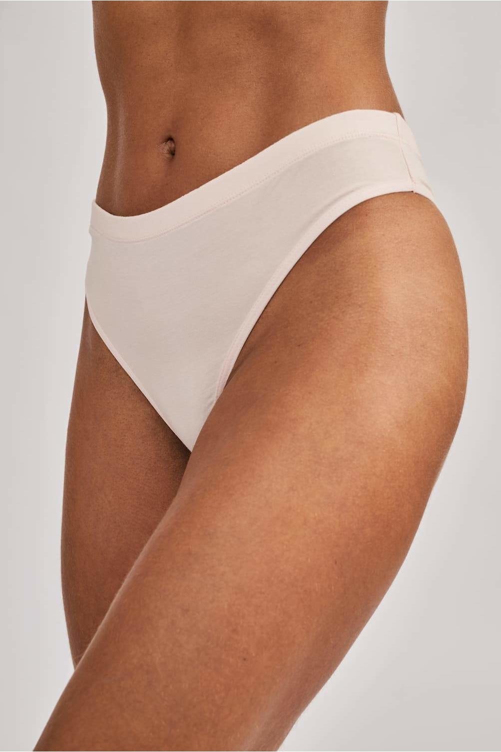 Invisible Thong White in Bamboo - Silky smooth and flexible