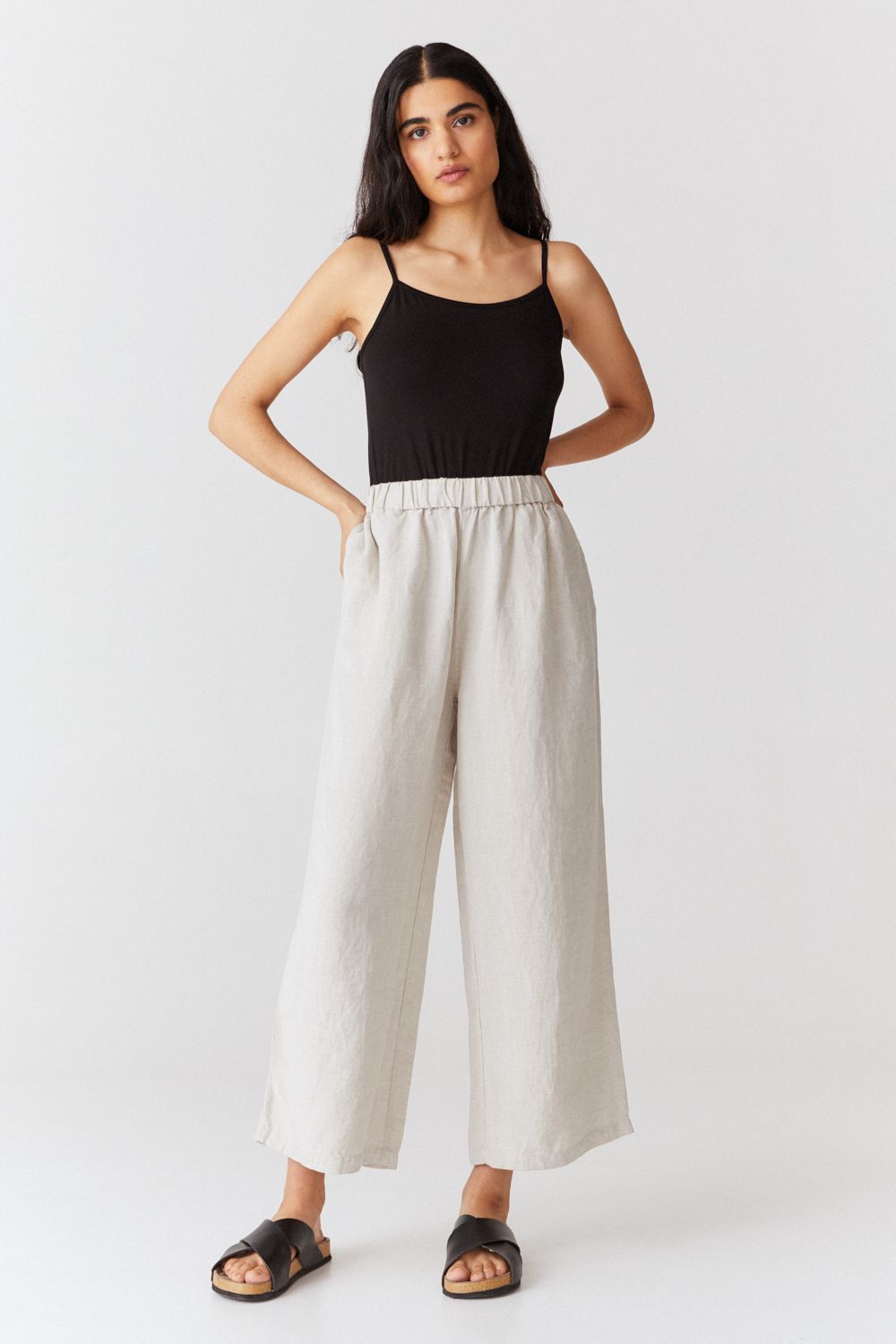 Loose Fit Linen Trousers – Movesgood